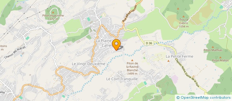 localisation de l'entreprise MONSIEUR DIDIER TARAYRE  LE TAMPON