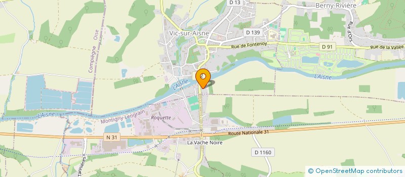 localisation de l'entreprise MONSIEUR DIDIER TARDIEUX  VIC-SUR-AISNE