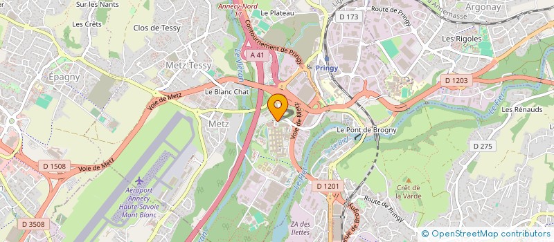 localisation de l'entreprise MONSIEUR DIDIER TARDIF à EPAGNY METZ-TESSY