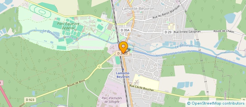 localisation de l'entreprise MONSIEUR DIDIER TARQUIS  LAMOTTE-BEUVRON