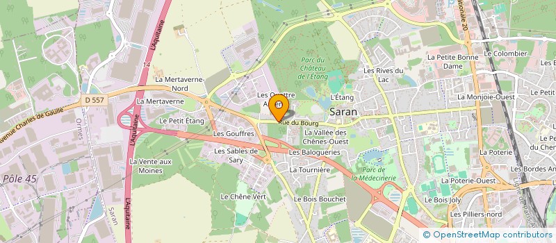 localisation de l'entreprise MONSIEUR DIDIER TARRAGON à SARAN