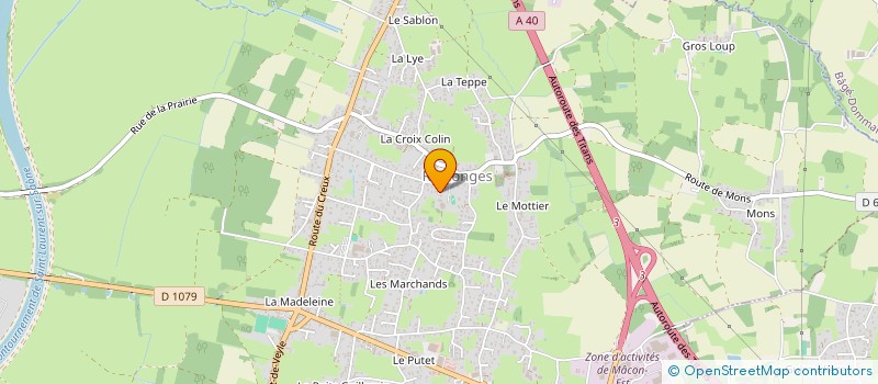 localisation de l'entreprise MONSIEUR DIDIER TARRIT  REPLONGES