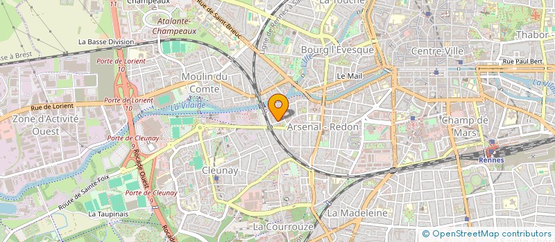 localisation de l'entreprise MONSIEUR DIDIER TATTEVIN  RENNES