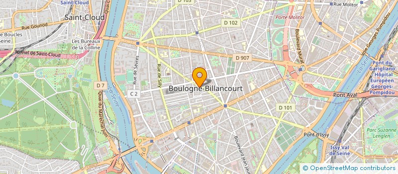 localisation de l'entreprise MONSIEUR DIDIER TEBOUL à BOULOGNE-BILLANCOURT
