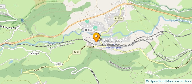 localisation de l'entreprise MONSIEUR DIDIER TERRISSE à NEUSSARGUES EN PINATELLE