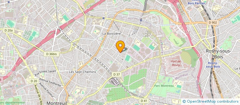 localisation de l'entreprise MONSIEUR DIDIER TERRONI à MONTREUIL