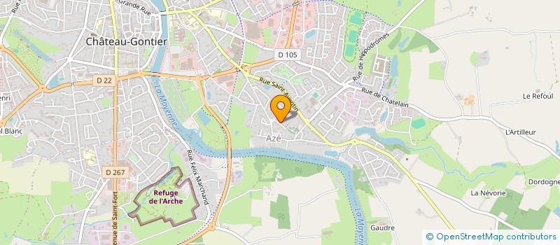 localisation de l'entreprise MONSIEUR DIDIER TESSIER à CHATEAU-GONTIER-SUR-MAYENNE