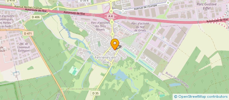 localisation de l'entreprise MONSIEUR DIDIER TEXIER  FERRIERES-EN-BRIE