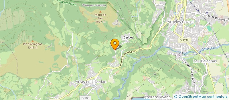 localisation de l'entreprise MONSIEUR DIDIER THEIL  ARRAS EN LAVEDAN