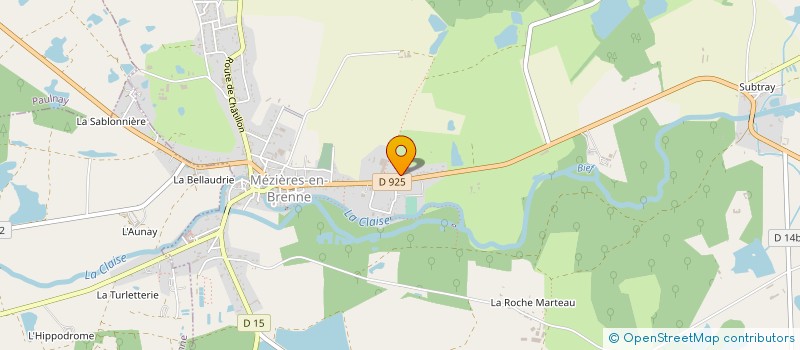 localisation de l'entreprise MONSIEUR DIDIER THERET  MEZIERES-EN-BRENNE