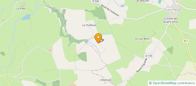 localisation de l'entreprise MONSIEUR DIDIER THEVENOUX  SAINT-PLAISIR