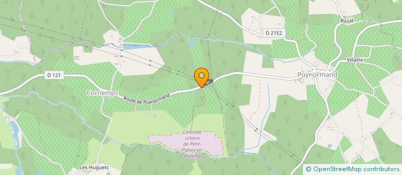 localisation de l'entreprise MONSIEUR DIDIER THIBAUD  PETIT-PALAIS-ET-CORNEMPS