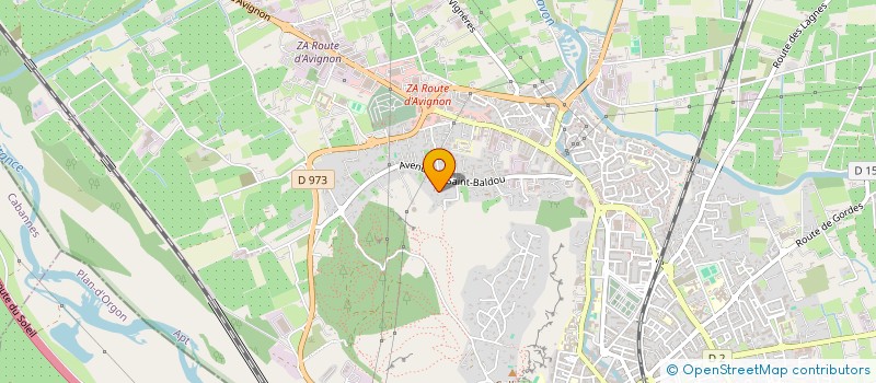 localisation de l'entreprise MONSIEUR DIDIER THIEFINE  CAVAILLON