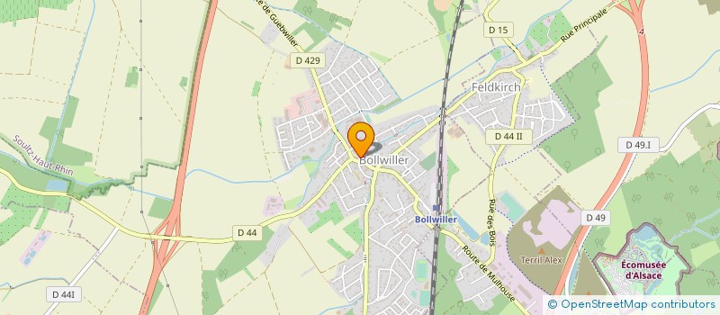 localisation de l'entreprise MONSIEUR DIDIER THIELLET  BUHL