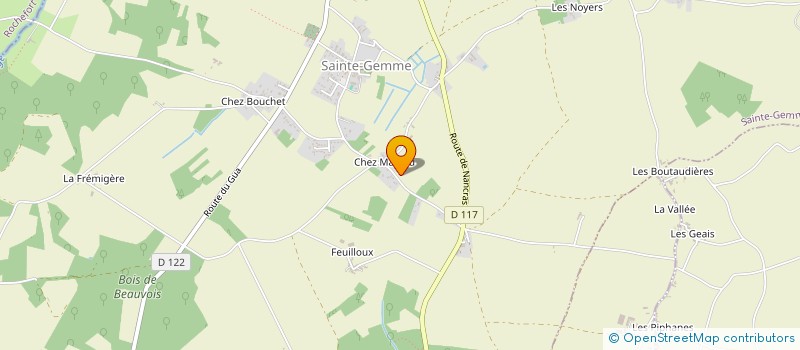 localisation de l'entreprise MONSIEUR DIDIER THIERY à SAINTE-GEMME