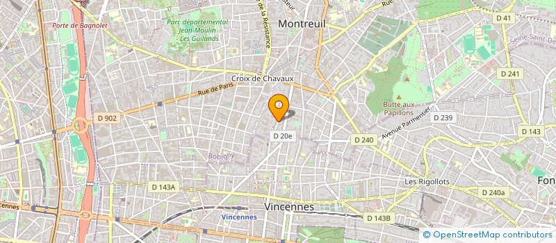 localisation de l'entreprise MONSIEUR DIDIER THILLOUX à MONTREUIL