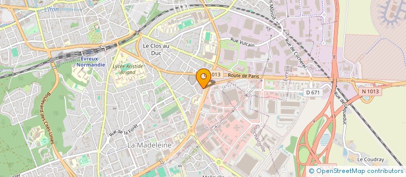 localisation de l'entreprise MONSIEUR DIDIER THOMAS  EVREUX