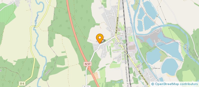 localisation de l'entreprise MONSIEUR DIDIER THOMAS  IGNEY