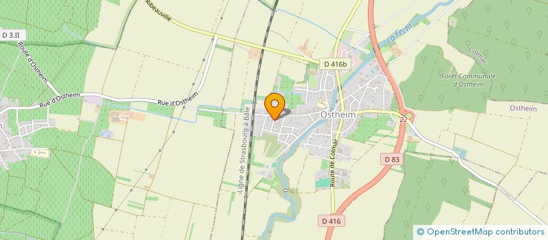 localisation de l'entreprise MONSIEUR DIDIER THOMAS  OSTHEIM