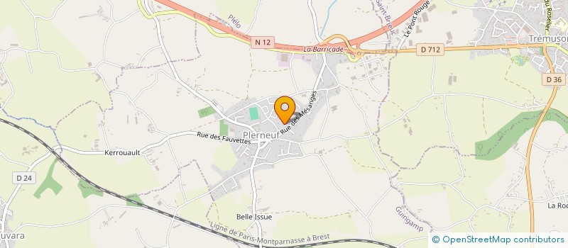 localisation de l'entreprise MONSIEUR DIDIER THOMAS  PLERNEUF