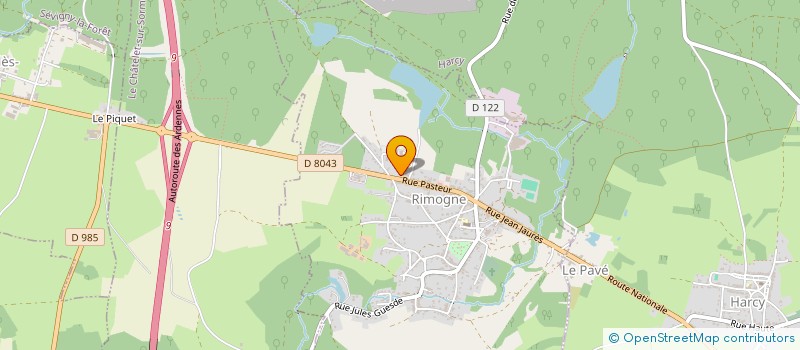 localisation de l'entreprise MONSIEUR DIDIER TIRTAINE  RIMOGNE