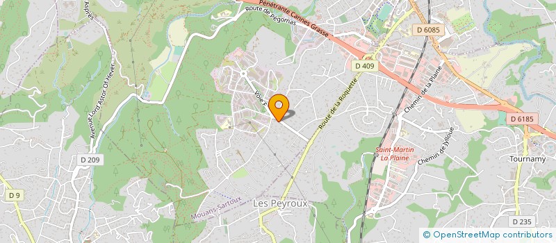 localisation de l'entreprise MONSIEUR DIDIER TOLEDO  MOUANS-SARTOUX