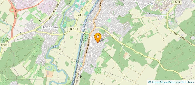 localisation de l'entreprise MONSIEUR DIDIER TONDRE  BRUNSTATT-DIDENHEIM