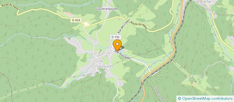 localisation de l'entreprise MONSIEUR DIDIER TONIN  RANRUPT