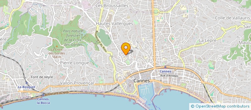 localisation de l'entreprise MONSIEUR DIDIER TOSELLO à CANNES