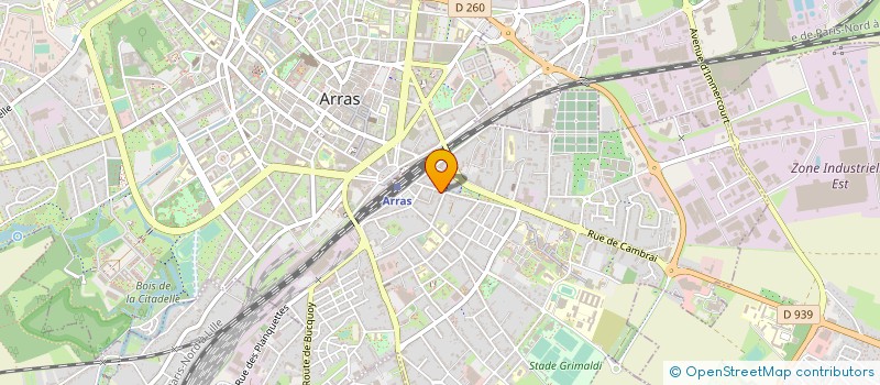 localisation de l'entreprise MONSIEUR DIDIER TOULLER à ARRAS