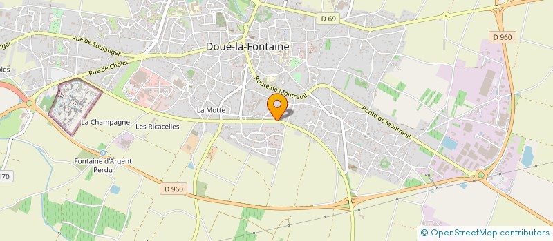 localisation de l'entreprise MONSIEUR DIDIER TOURNEUX  DOUE-EN-ANJOU