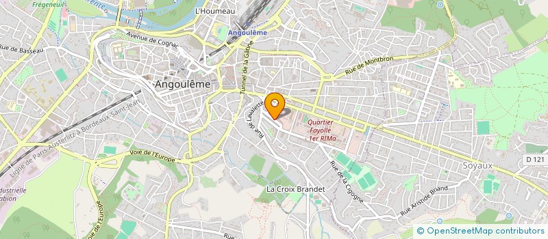 localisation de l'entreprise MONSIEUR DIDIER TOURNIER à ANGOULEME