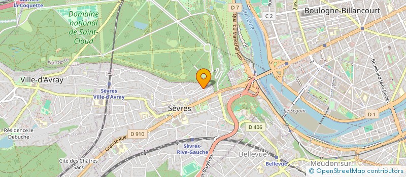 localisation de l'entreprise MONSIEUR DIDIER TOURNIER à SEVRES
