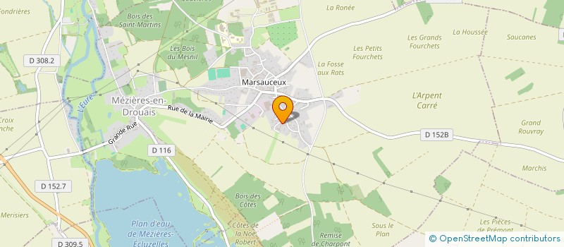 localisation de l'entreprise MONSIEUR DIDIER TRAVERS à MEZIERES-EN-DROUAIS