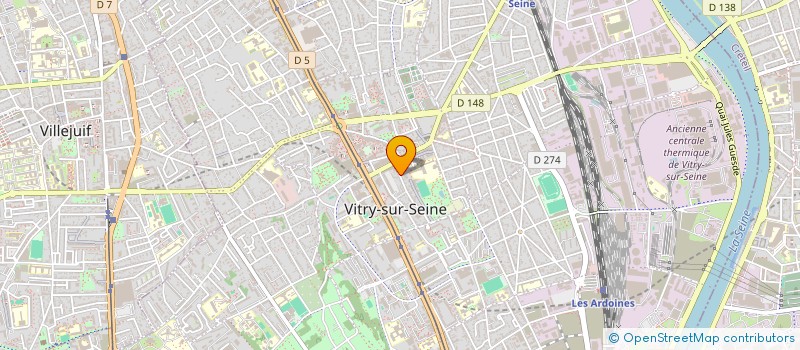 localisation de l'entreprise MONSIEUR DIDIER TRAYAUD à VITRY-SUR-SEINE