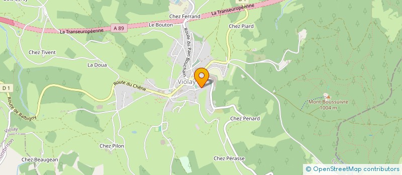 localisation de l'entreprise MONSIEUR DIDIER TRIBOLET  VIOLAY