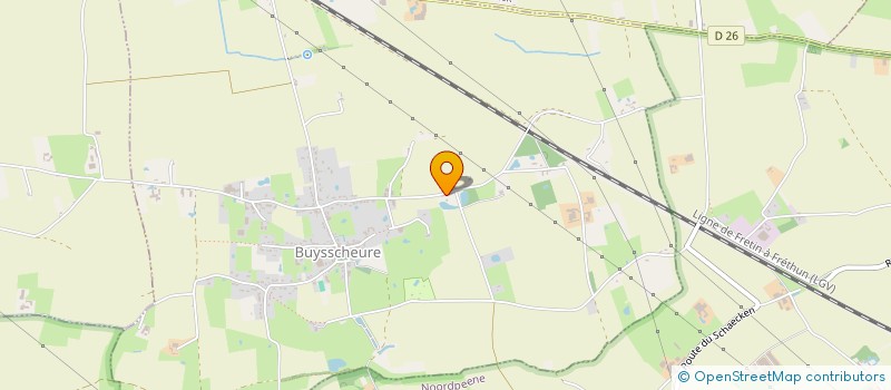 localisation de l'entreprise MONSIEUR DIDIER TRINEL  BUYSSCHEURE