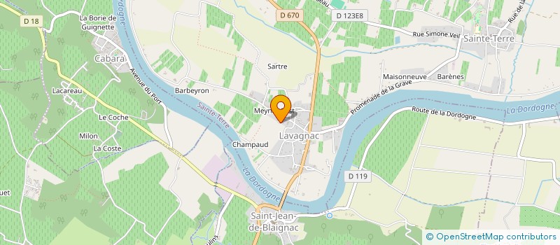 localisation de l'entreprise MONSIEUR DIDIER TRUCH  SAINTE-TERRE