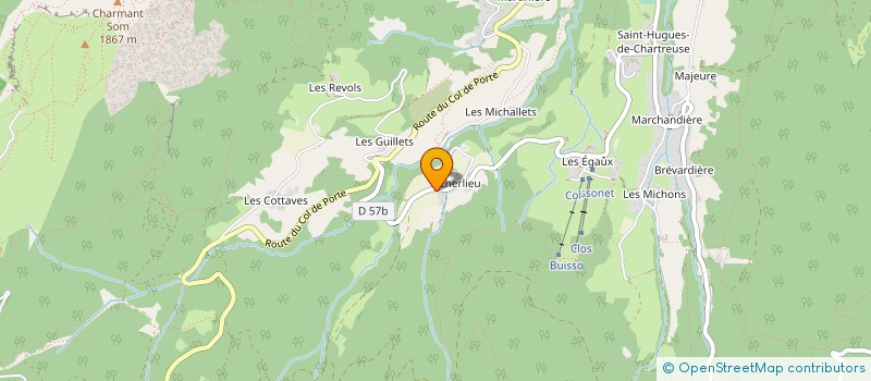 localisation de l'entreprise MONSIEUR DIDIER TRUCHOT  SAINT-PIERRE-DE-CHARTREUSE