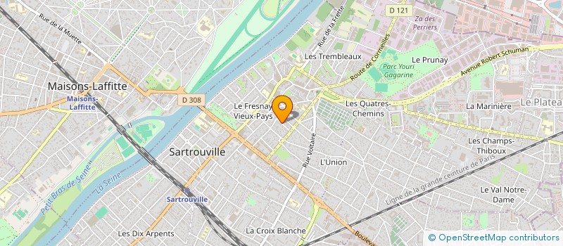 localisation de l'entreprise MONSIEUR DIDIER TRUFANOW à SARTROUVILLE