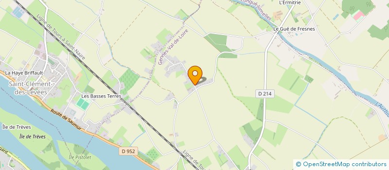 localisation de l'entreprise MONSIEUR DIDIER TRUFLANDIER  GENNES-VAL-DE-LOIRE