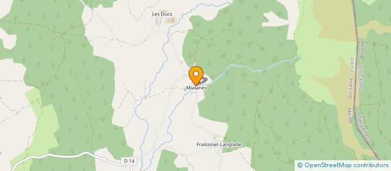 localisation de l'entreprise MONSIEUR DIDIER TUFFERY  LE MALZIEU FORAIN