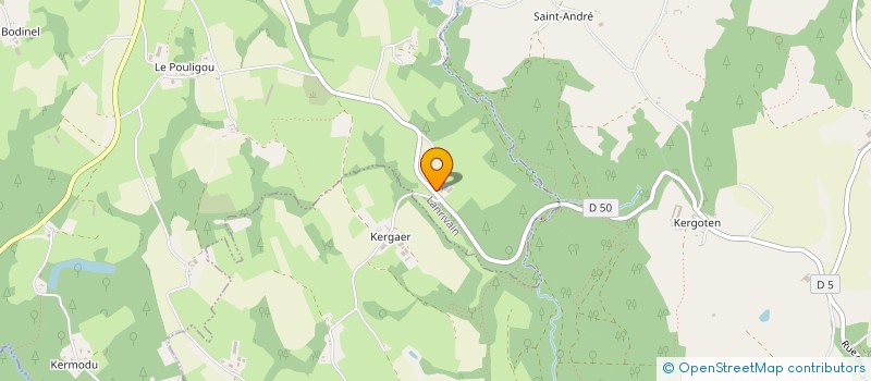 localisation de l'entreprise MONSIEUR DIDIER TYDOU  LANRIVAIN