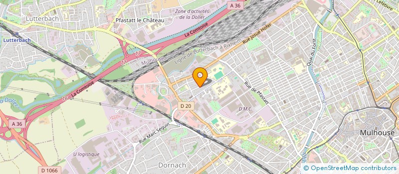 localisation de l'entreprise MONSIEUR DIDIER UBERSCHLAG  MULHOUSE