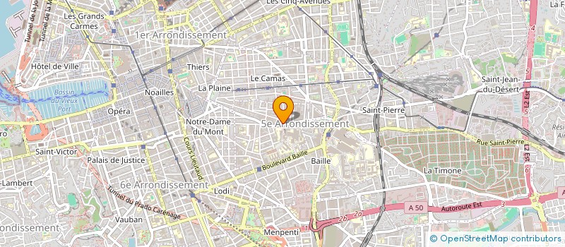 localisation de l'entreprise MONSIEUR DIDIER ULRICH  MARSEILLE