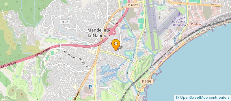 localisation de l'entreprise MONSIEUR DIDIER UNGAR  MANDELIEU-LA-NAPOULE