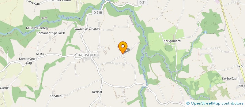 localisation de l'entreprise MONSIEUR DIDIER UNVOAS  COATASCORN