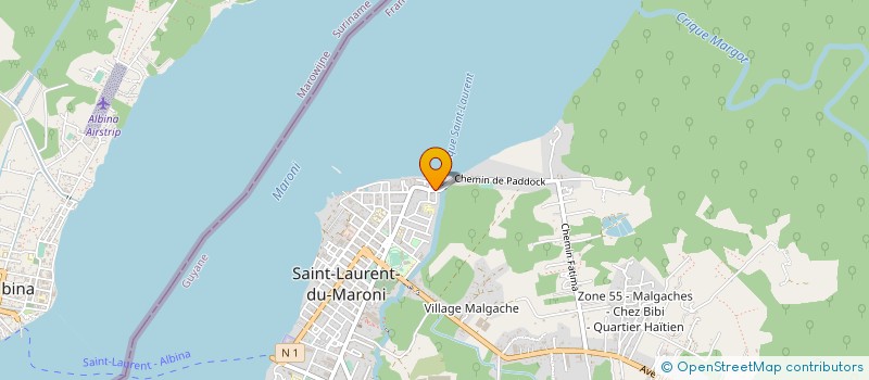 localisation de l'entreprise MONSIEUR DIDIER URBAIN à SAINT-LAURENT-DU-MARONI