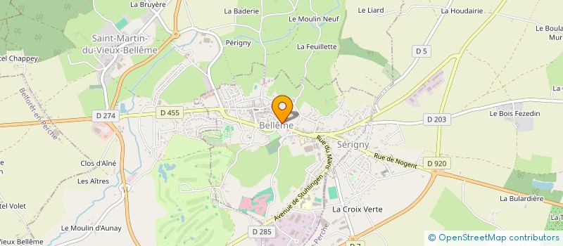 localisation de l'entreprise MONSIEUR DIDIER VACHET à BELLEME