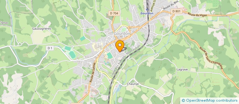 localisation de l'entreprise MONSIEUR DIDIER VALENTIN  GOURDON